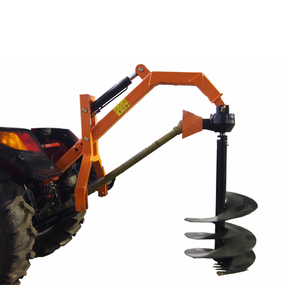 Tractor Fencing Hydraulic Post Hole Digger 132kg 100*100mm Boom